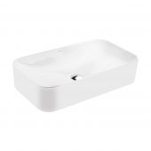 Oltens Hadsel umywalka 61x35 cm prostokątna biała 40326000