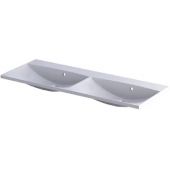 Oristo Uni umywalka 120x46,5 cm prostokątna meblowa biała UME-AM-120-92-D-BO