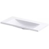 Oristo Compact umywalka 80x38 cm prostokątna meblowa biała UME-C-ET-80-92-BO