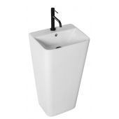 Rea Aris umywalka 44x37,5 cm prostokątna wolnostojąca biała REA-U5637