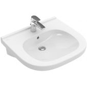 Villeroy & Boch O.Novo Vita umywalka 61x55 cm półokrągła dla niepełnosprawnych biała 41196001