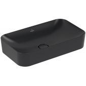 Villeroy & Boch Finion umywalka 60x35 cm prostokątna nablatowa CeramicPlus Pure Black 414361R7