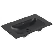Villeroy & Boch Finion umywalka 80x50 cm prostokątna meblowa CeramicPlus Pure Black 416483R7
