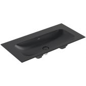 Villeroy & Boch Finion umywalka 100x50 cm prostokątna meblowa CeramicPlus Pure Black 4164A3R7