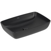 Villeroy & Boch Artis umywalka 58x38,5 cm prostokątna nablatowa CeramicPlus Pure Black 417258R7