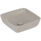 Villeroy & Boch Artis umywalka 41x41 cm kwadratowa nablatowa CeramicPlus Almond 417841AM