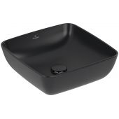 Villeroy & Boch Artis umywalka 41x41 cm kwadratowa nablatowa CeramicPlus Pure Black 417841R7