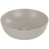 Villeroy & Boch Artis umywalka 43x43 cm okrągła nablatowa CeramicPlus Almond 417943AM