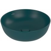 Villeroy & Boch Artis umywalka 43x43 cm okrągła nablatowa CeramicPlus Teal 417943TE
