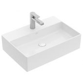 Villeroy & Boch Memento 2.0 umywalka 50x42 cm nablatowa prostokątna Weiss Alpin 4A075001