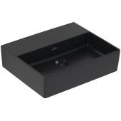 Villeroy & Boch Memento 2.0 umywalka 50x42 cm prostokątna ścienna CeramicPlus Pure Black 4A2253R7