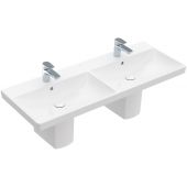 Villeroy & Boch Avento umywalka 120x47 cm prostokątna podwójna Weiss Alpin 4A23CK01