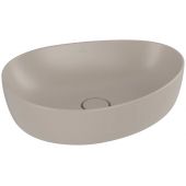 Villeroy & Boch Antao umywalka 51x40 cm owalna nablatowa brąz/beż 4A7351AM