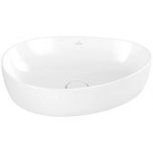 Villeroy & Boch Antao umywalka 51x40 cm nablatowa asymetryczna CeramicPlus Weiss Alpin 4A7351R1