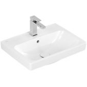 Villeroy & Boch Architectura umywalka 65x44,5 cm prostokątna ścienna biała Weiss Alpin 4A876501