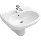 Villeroy & Boch O.Novo umywalka 65x51 cm ścienna półokrągła Weiss Alpin 51606501