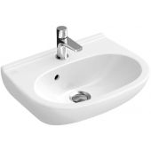 Villeroy & Boch O.Novo umywalka 45x35 cm ścienna półokrągła CeramicPlus Weiss Alpin 53604501