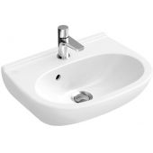 Villeroy & Boch O.Novo umywalka 50x40 cm ścienna półokrągła CeramicPlus Weiss Alpin 536050R1