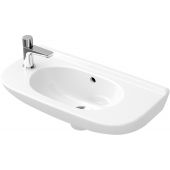 Villeroy & Boch O.Novo umywalka 50x25 cm ścienna półokrągła CeramicPlus Weiss Alpin 536151R1