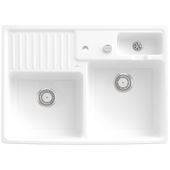 Villeroy & Boch Double-Bowl zlewozmywak ceramiczny 89,5x63 cm biały 632392R1