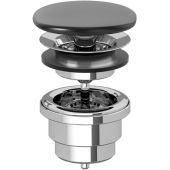 Villeroy & Boch korek do umywalki bez przelewu Pure Black 683500R7