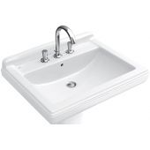 Villeroy & Boch Hommage umywalka 75x58 cm CeramicPlus Weiss Alpin 7101A1R1
