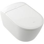 Villeroy & Boch Supreo toaleta myjąca wisząca bez kołnierza ze spłukiwaniem wirowym CeramicPlus Weiss Alpin V16EN2R1