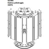 Koło Ultra wózek zawieszki dolnej do kabiny A200137