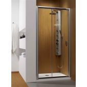 Radaway Premium Plus DWJ drzwi wnękowe 120 cm chrom/szkło brązowe 33313-01-08N