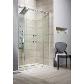 Radaway Espera DWD komplet 2 ścianek prysznicowych do drzwi 160 cm chrom/szkło przezroczyste 380226-01