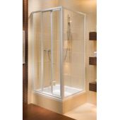 Koło Atol Plus ścianka prysznicowa 80 cm biały/szkło przezroczyste ESKS80222000