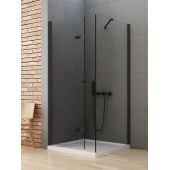 New Trendy New Soleo Black kabina prysznicowa 90x90 cm kwadratowa czarny mat/szkło przezroczyste D-0235A/D-0115B