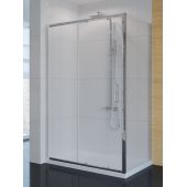 New Trendy New Corrina kabina prysznicowa 100x80 cm prostokątna aluminium połysk/szkło przezroczyste D-0089A/D-0078B