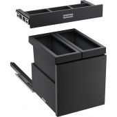 Franke Mythos pojemnik na odpady 35 l czarny 121.0750.260