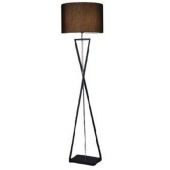 Abigali Sand Glass lampa stojąca 1x40W czarna FSG-B-E27