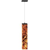 Abigali Marble Stone lampa wisząca 1x25W LED brązowa/czarna MPLS-6614-606R