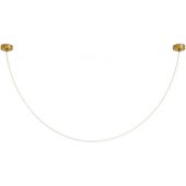 Abigali Skyline lampa wisząca 1x60 W złota LWSL-WW-3M