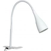 Abruzzo Libro Vincenzo lampa biurkowa 1x40W biały ABR-KK-B-GU10