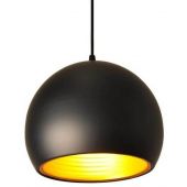 Abruzzo Retro lampa wisząca 1x20 W czarna-złota ABR-LWGEO1