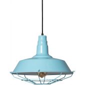 Abruzzo Retro lampa wisząca 1x40 W niebieska ABR-RRP-B-E27