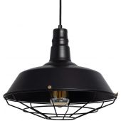 Abruzzo Retro lampa wisząca 1x40 W czarna ABR-RRP-C-E27