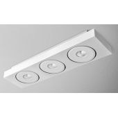 Aqform Sleek lampa podsufitowa 3x18,5W czarna struktura 40285-L930-F1-00-12