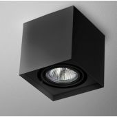 Aqform Squares lampa podsufitowa 1x50W czarna struktura 45811-0000-U8-PH-12