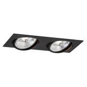 Argon Olimp Plus lampa do zabudowy 2x12W czarny 1047BZ