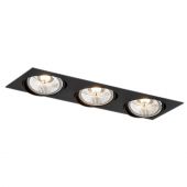 Argon Olimp Plus lampa do zabudowy 3x12W czarny 6116BZ