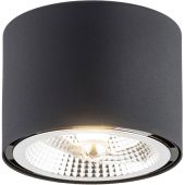 Argon Clevland lampa podsufitowa 1x12W czarny 4691BZ