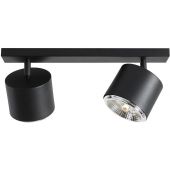 Aldex Bot lampa podsufitowa 2x35 W czarna 1047PL_H