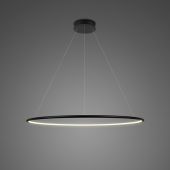 Altavola Design Ledowe Okręgi lampa wisząca 1x43W czarna LA073/P_80_in_3k_black