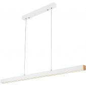 Altavola Design Linear lampa wisząca 1x36W biały/drewno LA089/PR_100_3k_white