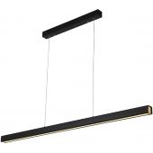 Altavola Design Linear lampa wisząca 1x44W czarny/drewno LA089/PR_120_3k_black